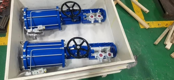 Doğrusal Pnömatik Sürüş Aktüatörü Çoğu Tür Yükselen Kök Valfini Otomatikleştiriyor