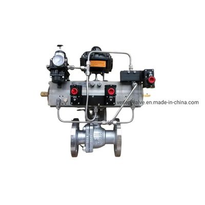 Pneumatic Ball Valve with ANSI CLASS 150-900 Pressure Rating, 1 inch-12 inch Size Range, and ISO9001 Certified Quality