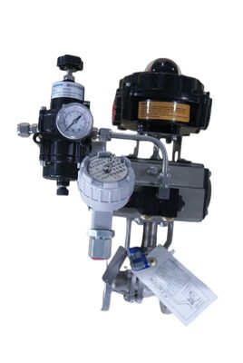 ANSI CLASS 150-900 316 Paslanmaz Çelik Tam Portlu Pnömatik Flanged Ball Valve ile ISO5211 Montaj