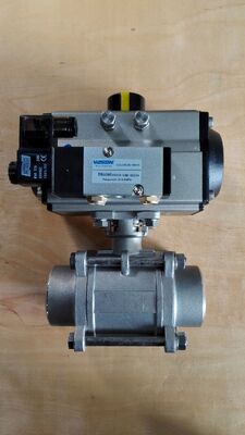 ANSI CLASS 150-900 316 Paslanmaz Çelik Tam Portlu Pnömatik Flanged Ball Valve ile ISO5211 Montaj