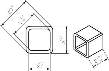 ISO5211 Valf Aktüatörü Montaj Kitleri Tahrik Mili Adaptörünün Manşonu Kare Montaj için