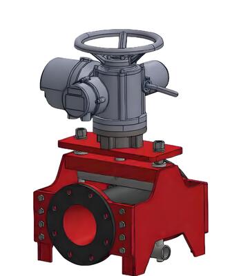 Elektrikli Pnömatik Çift Modlu Sıkıştırma Valfı Montajı Sıkıştırıcı Medya Taşıma Boru hattı Sistemleri için Yapılmıştır