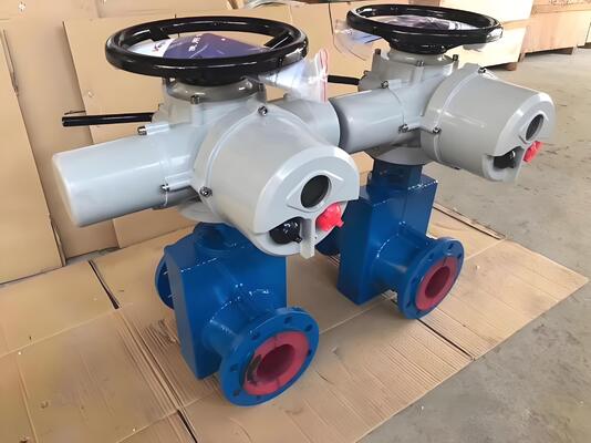 Geniş Çaplı Elektrikli Sıkıştırma Vanası Ürün Çözümü, Uzun Hizmet Ömrü İçin Kimyasal Bulamaç İşleme