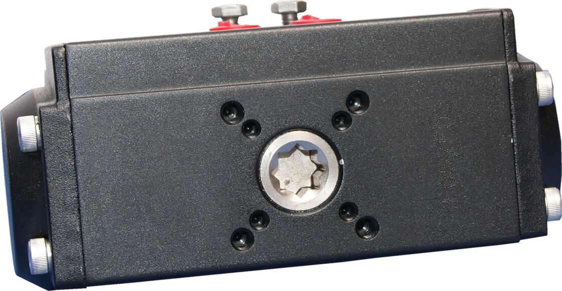 PTFE Kaplamalı Sert Eloksallı Alüminyum Pnömatik Aktüatör, Vana İşlemi İçin ISO5211 & DIN3337 Standardına Uygun