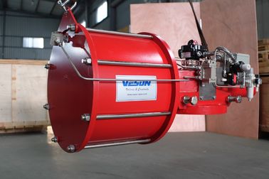 Kompakt Tasarımlı Yüksek Verimli Scotch Yoke Pnömatik Aktüatör Dökme Demir