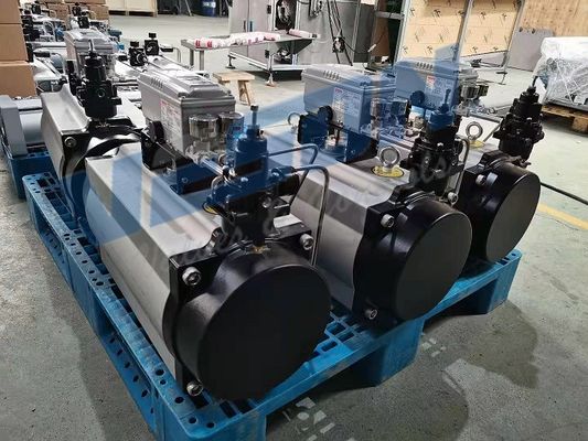 Belediye Mühendisliği İçin 9NM Valf Döner Çeyrek Dönüş Pnömatik Hava Aktüatörü